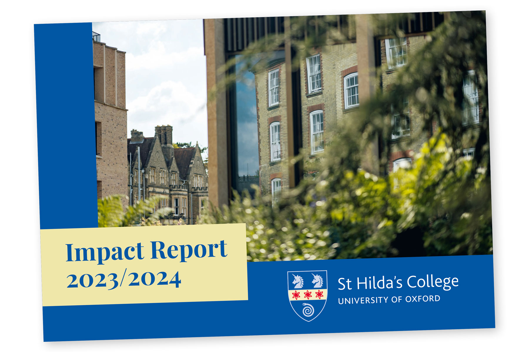 Front cover of St Hilda's Development Report